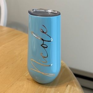Personalized Champagne Flute Tumbler